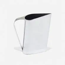 Peter Müller-Munk, Normandie pitcher, 1935, chrome-plated brass