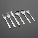 Russel Wright, Pinch flatware service, 1950, stainless steel