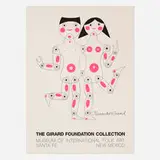 Alexander Girard, The Girard Foundation Collection exhibition poster, 1981, offset lithograph in colors