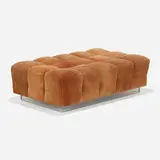 Vladimir Kagan, Biscuit Pouf ottoman from Vladimir Kagan's Park Avenue apartment