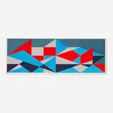 Josef Zenk, Zig-Zag, screenprint in colors