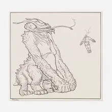 Geof Darrow, Untitled, ink on vellum
