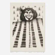 Ed Paschke, Untitled, 1976, lithograph on Arches