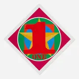 Robert Indiana, One (from the American Dream portfolio), 1997, screenprint in colors