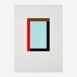 Imi Knoebel, Untitled (from the Grace Kelly II portfolio), 1991, screenprint in colors on Schoellerhammer