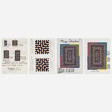 Four works from A Pythagorean Notebook by Alfred Jensen, 1965, lithograph in colors on BFK Rives, sold Aug 2023