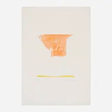 Pranzo Italiano by Helen Frankenthaler, 1973, etching and aquatint in colors on White Fabriano, sold Aug 2023