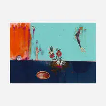 Untitled by Gert & Uwe Tobias, 2012, gouache and collage on paper, sold Aug 2023