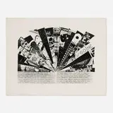 Joe Tilson, Shakespeare's Fifteenth Sonnet (from the Shakespeare portfolio), 1964, screenprint on J. Green