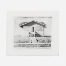 Michael Howard, 1709 Monroe, 1999, graphite on paper