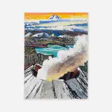 Lucinda Parker, Spirit Lake, 2017, gouache on paper