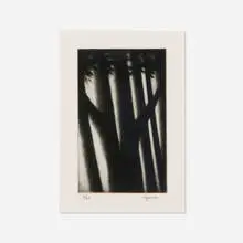 Composition I by Robert Kipniss, 1999, mezzotint, sold Aug 2023