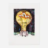 Aaron Fink, Light Bulb, 2000, lithograph in colors on BFK Rives