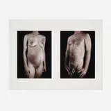 Chuck Close, Untitled diptych (from the Doctors of the World portfolio)
