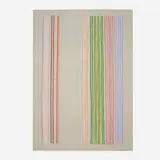Gene Davis, Royal Curtain, 1980, screenprint in colors