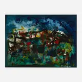 Ralph Rosenborg, Untitled, 1961, gouache on paper