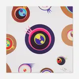 Takashi Murakami, Jellyfish Eyes (White I), 2006, offset lithograph in colors