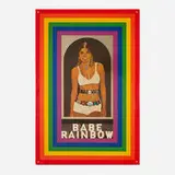 Peter Blake, Babe Rainbow, screenprint in colors on tin