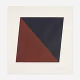 Ellsworth Kelly, Black/Brown, 1972, lithograph in colors on Arjomari