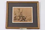 Rembrandt, The Hog, THE HOG, etching