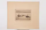 Gabrielle D. Clements, Untitled, FISHING BOATS, signed in pencil lower margin
