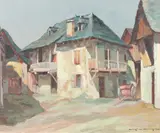 Jean-Louis Bouchez, Matin À Argein, Oil on panel