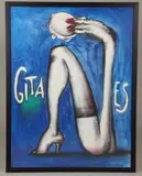 André François, GITANES, color serigraph circa 1990, GITANES, color serigraph circa 1990