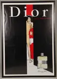 René Gruau, CHRISTIAN DIOR EAU SAUVAGE, off set lithograph circa 1980
