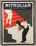 Leonetto Cappiello, NITROLIAN SEC AUSSITOT PEINT 1929, color lithograph