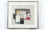 Norio Azuma, Plaza, Serigraph on canvas