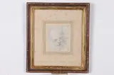 Sebastiano Ricci, HEAD STUDY, identified verso, Pencil