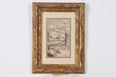THE ISLAND OF CALYPSO, identified and titled verso by Pieter van der Laer, Ink wash, sold Nov 2018