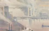 Ria Industrial by José Luis Sanz-Magallón, Oil on canvas, offered Nov 2018