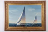 Don Scafidi, Ranger and Endeavor Ii 1937, Oil on board