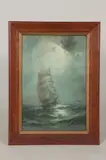 William St. Thomas Smith, Clipper Ship on Roiling Sea, Watercolor