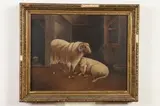 Sheep by American School, SHEEP, oil on canvas, sold Nov 2018
