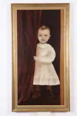 Isabel Sprague, Peek-Boo, Oil on canvas