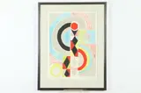 Totem by Sonia Delaunay, Color lithograph, sold Nov 2018