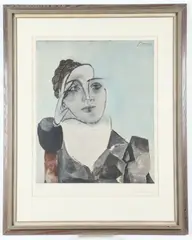 Pablo Picasso, Portrait de Dora Maar, Color lithograph