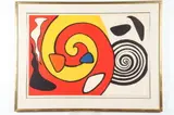 Escargot by Alexander Calder, Color lithograph, sold Nov 2018