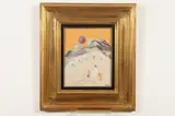 André Teleki, Petite Neige, Oil on panel