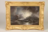 James Wilson Carmichael, A Breezy Day St, Oil on canvas