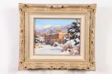 Grant Macdonald, Morning After the Snow Fall New Mexico, Oil on canvas