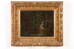 Forest Landscape with Deer by Gustave Courbet, Oil on canvas., offered Nov 2018