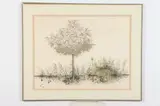 Ronald Searle, The Stranger, Color lithograph