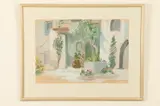 Iain Macnab, Artist'S Home South of River Thames, Gouache