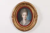 Continental School, Portrait of Young Woman, PORTRAIT OF YOUNG WOMAN, pastel