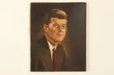 Pete Buena, President John F, Oil on canvas