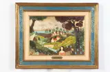 Alain Thomas, Eurasienne A' la Robe Rose, EURASIENNE A' LA ROBE ROSE, oil on canvas