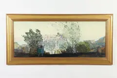 Van Dearing Perrine, PALISADES TAPESTRY, identified and titled on gallery label verso, Oil on canvas
